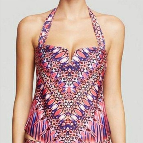 Becca Swimwear Cathedral Tankini 2 Piece Bikini Set Women’s Size Large - Picture 1 of 9